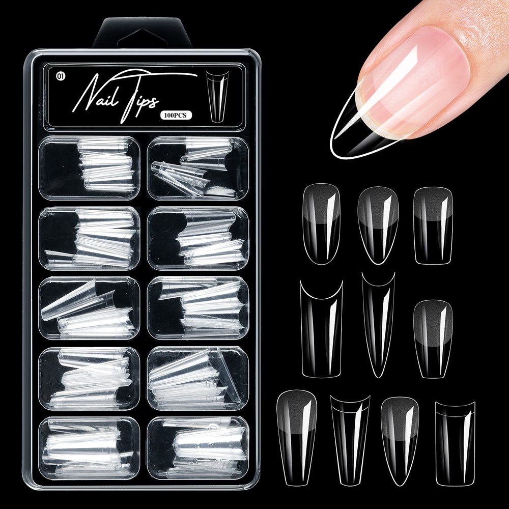 Coffret 100 capsules ongles