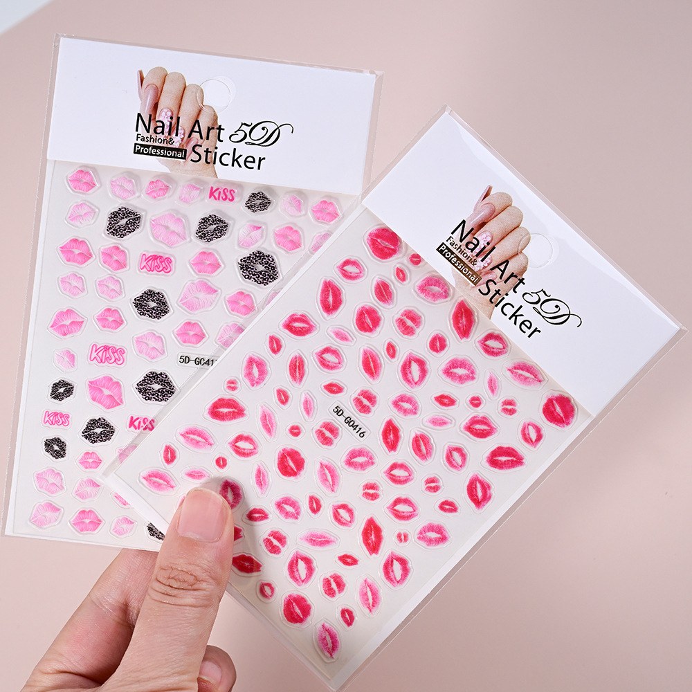 Stickers ongles relief 5D